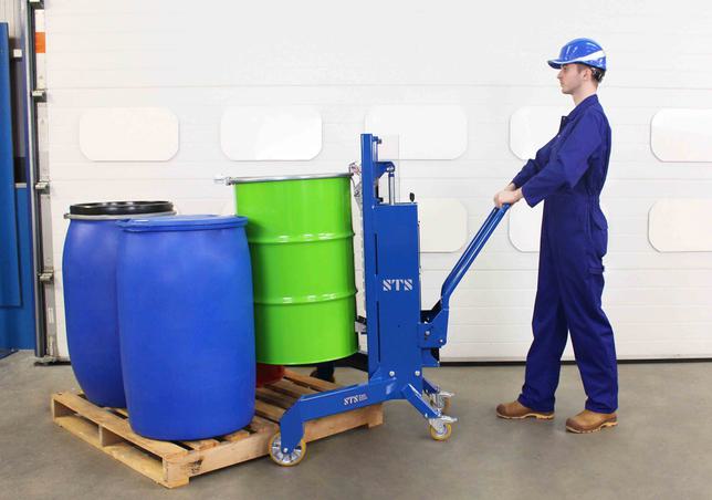 STS Corner Drum Lifting Trolley