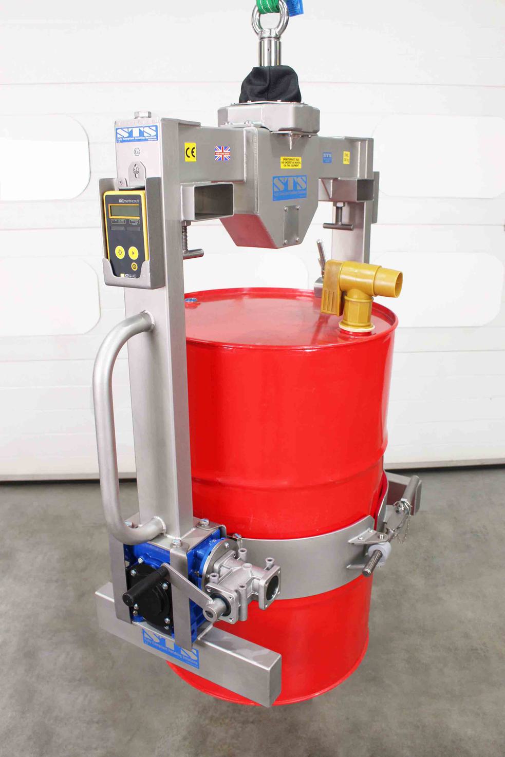 STS Overhead Drum Tipper/Rotator (Weigh Scales)