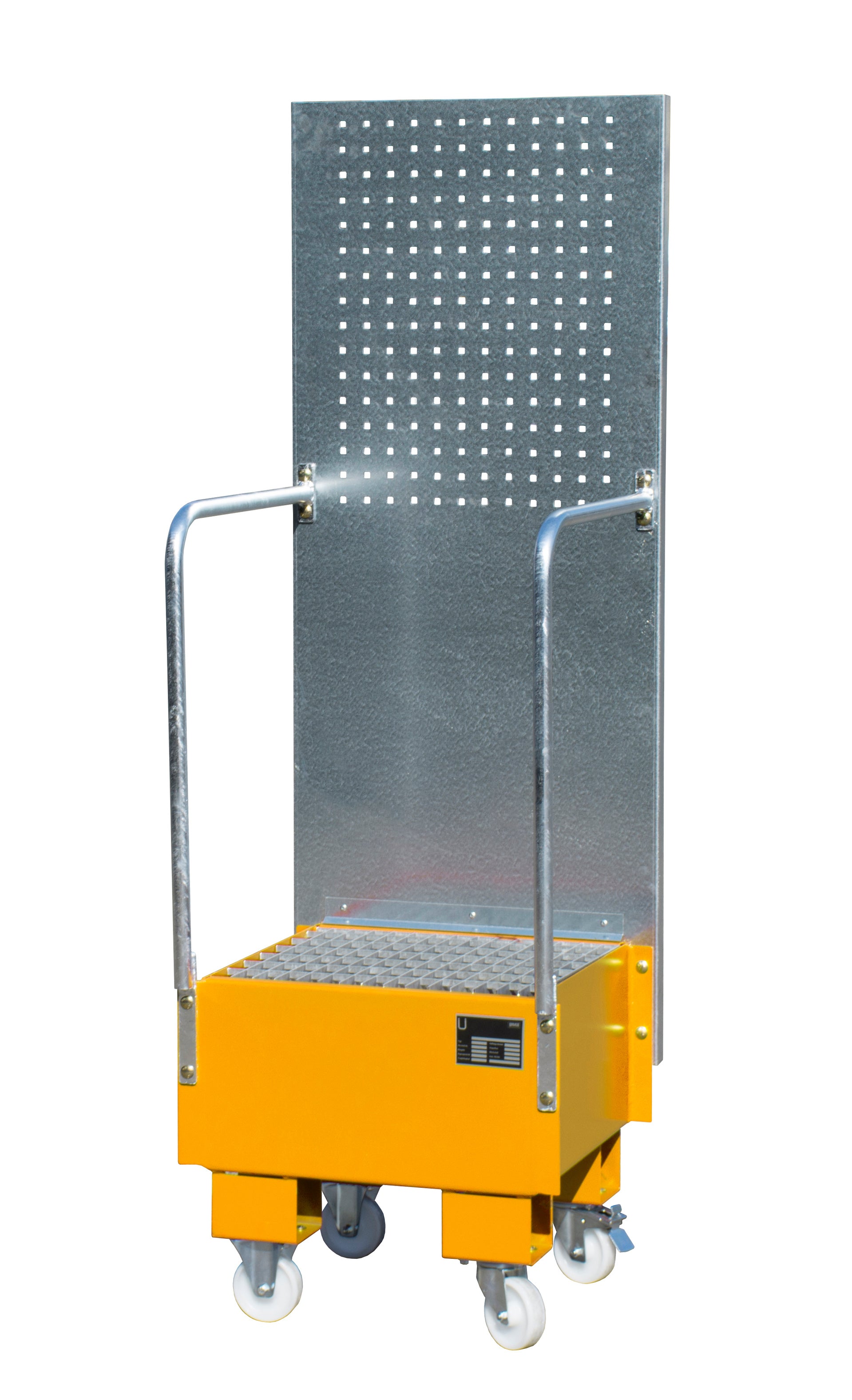 Mobile Sump Tray with Perforated Panel LPW 60-1