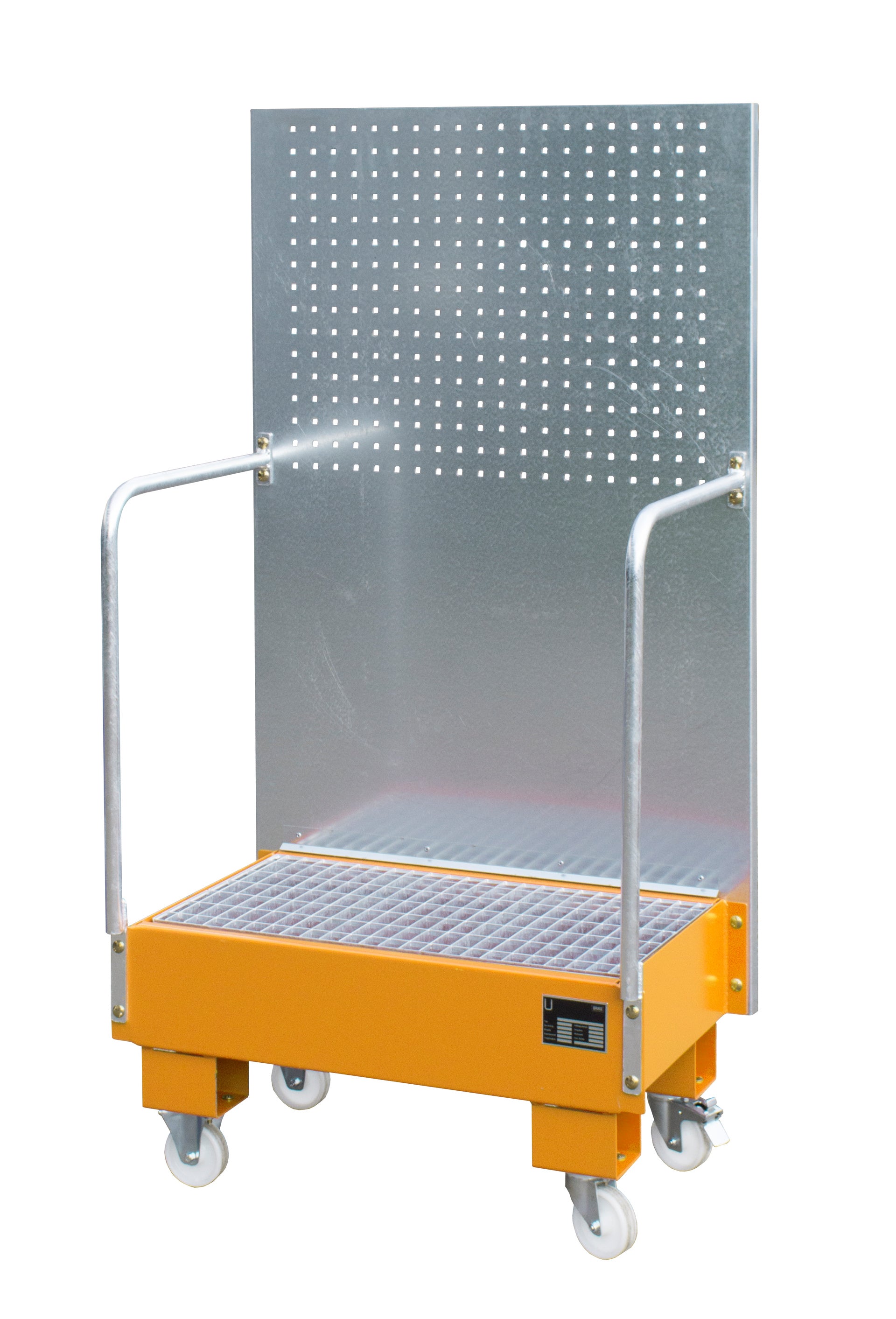 Mobile Sump Tray with Perforated Panel LPW 60-2