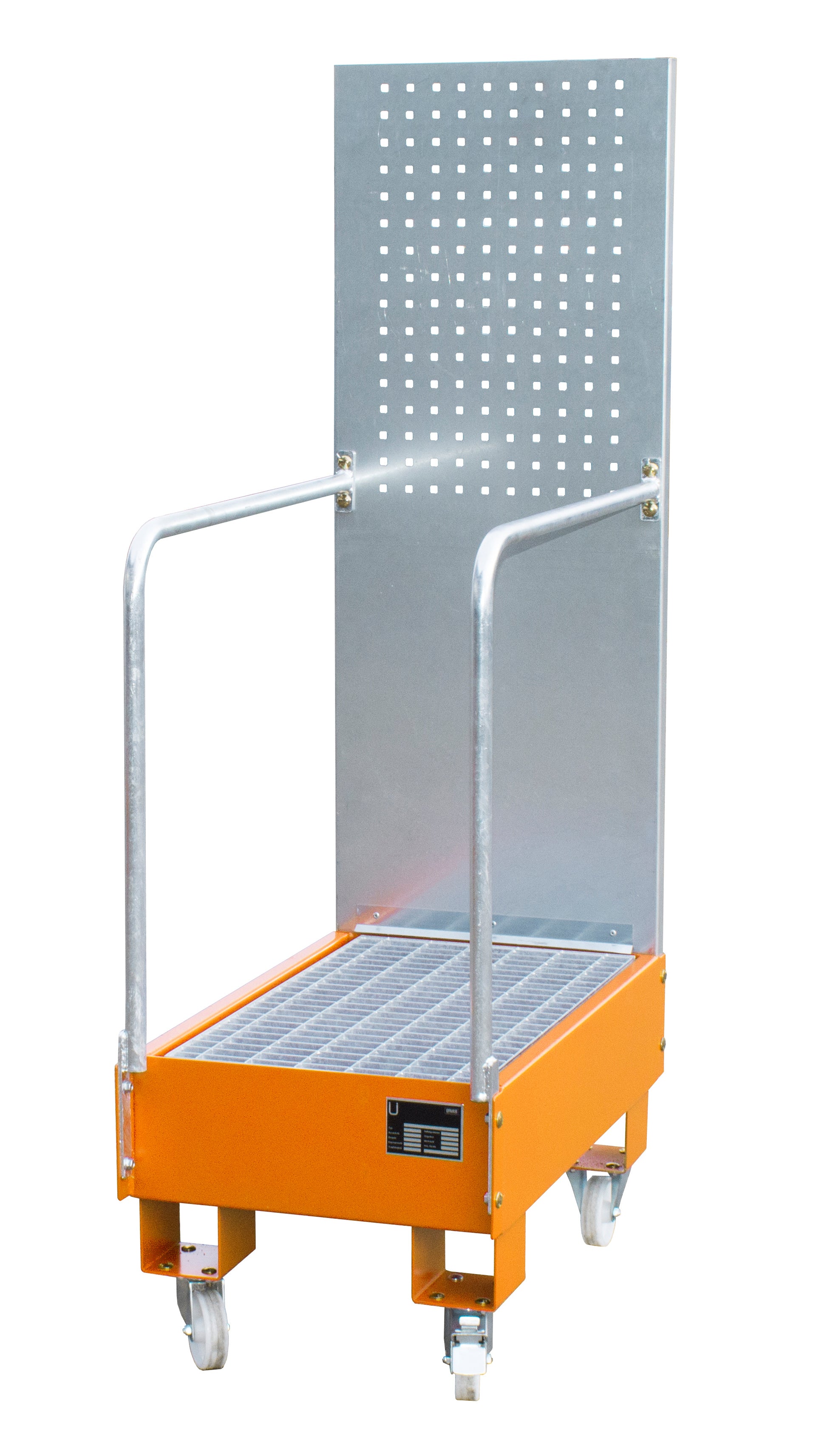 Mobile Sump Tray with Perforated Panel LPW 60-3