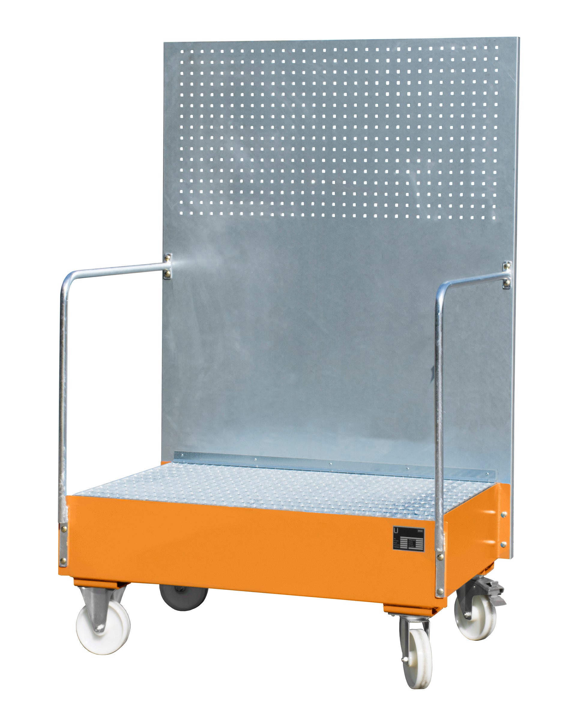 Mobile Sump Tray with Perforated Panel LPW 200-2