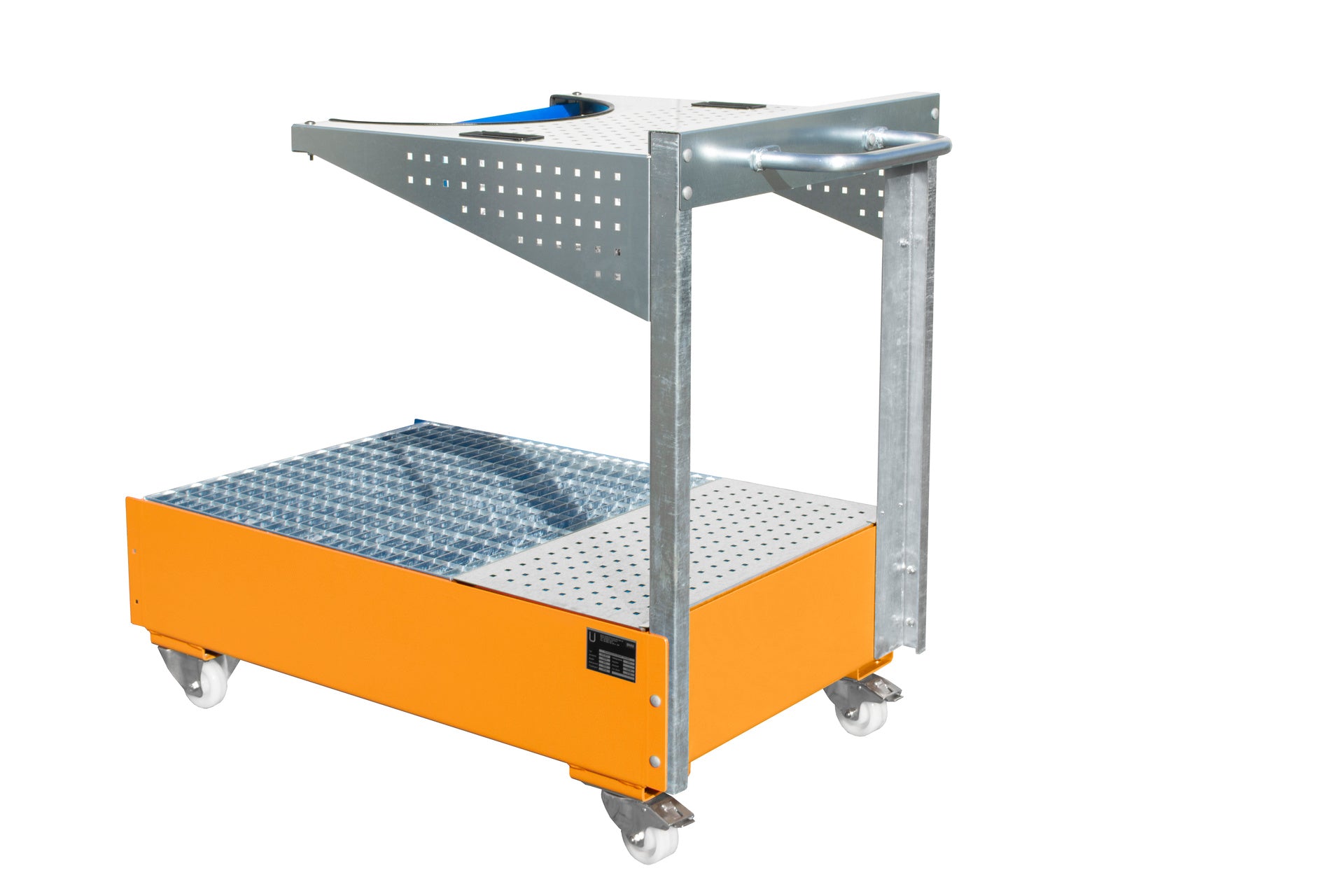 Mobile Sump Tray with Perforated Panel LPW 200-4
