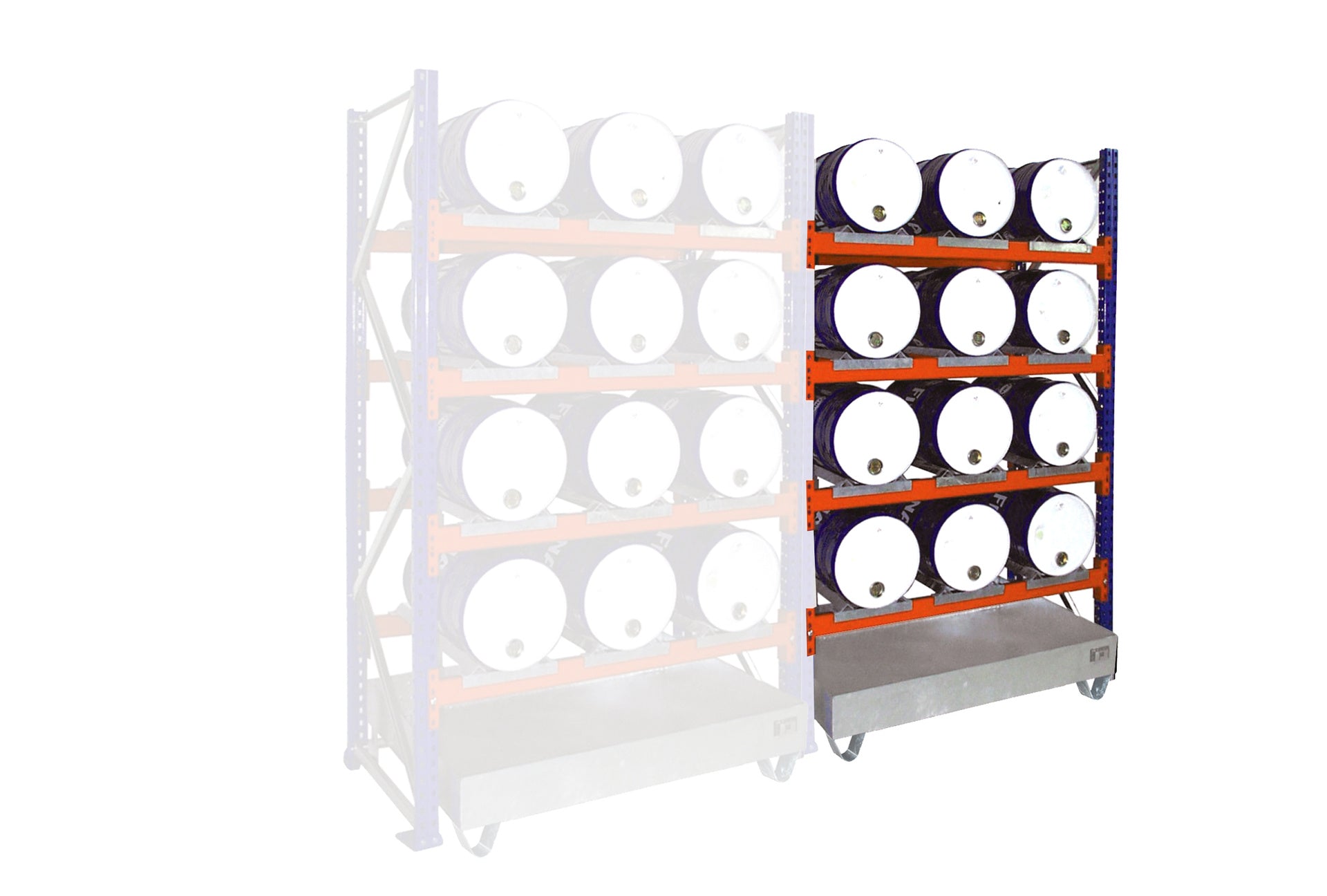 Drum Shelf with Sump Tray 3007