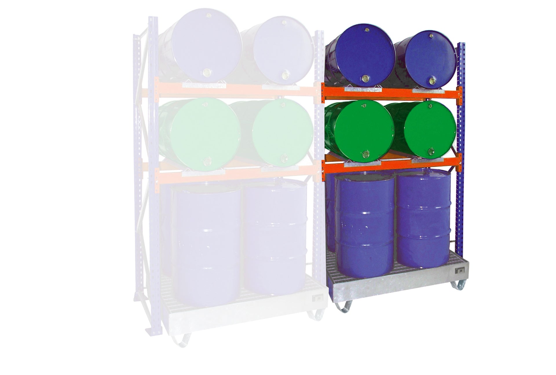 Drum Shelf with Sump Tray 3011