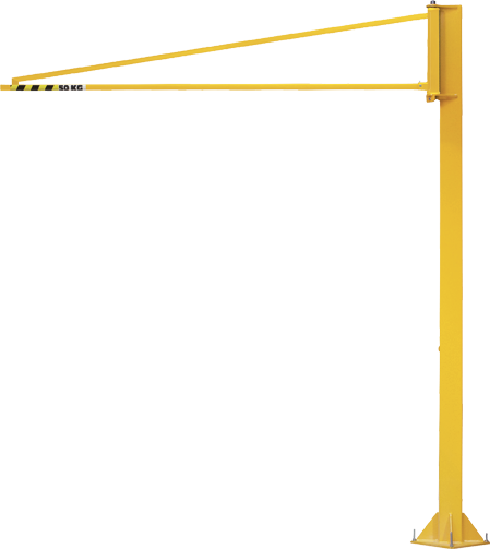 Toolholder - Light Overbraced Pillar Jib Crane PFTL