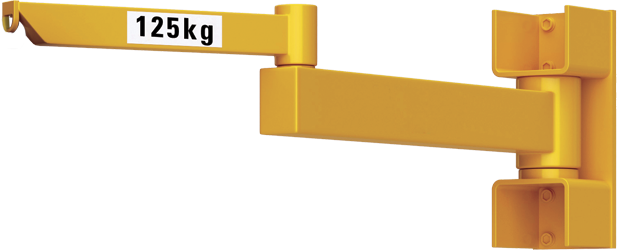Articulated Wall Jib Crane with Self-supporting Hubs PMAM