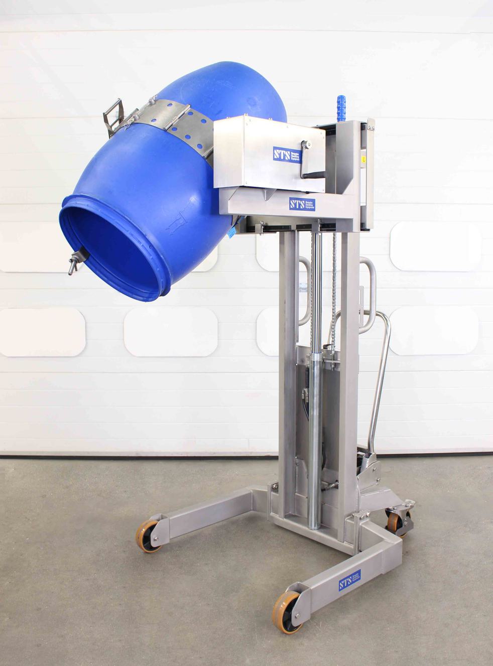 STS Universal Drum Rotator/Tipper (Manual) Stainless Steel