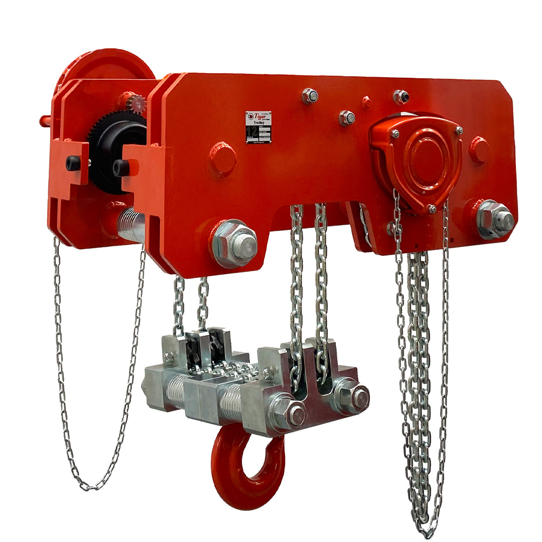 Ultra Low Headroom Combined Chain Block and Trolley
