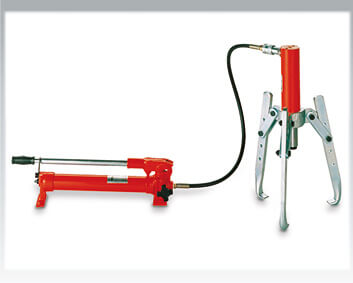Puller sets with separate hydraulics 10, 15 and 23t BMZ