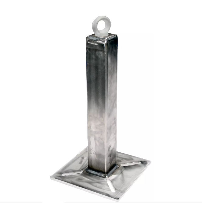 Tractel Anchor post with a square base plate 270 x 270 mm