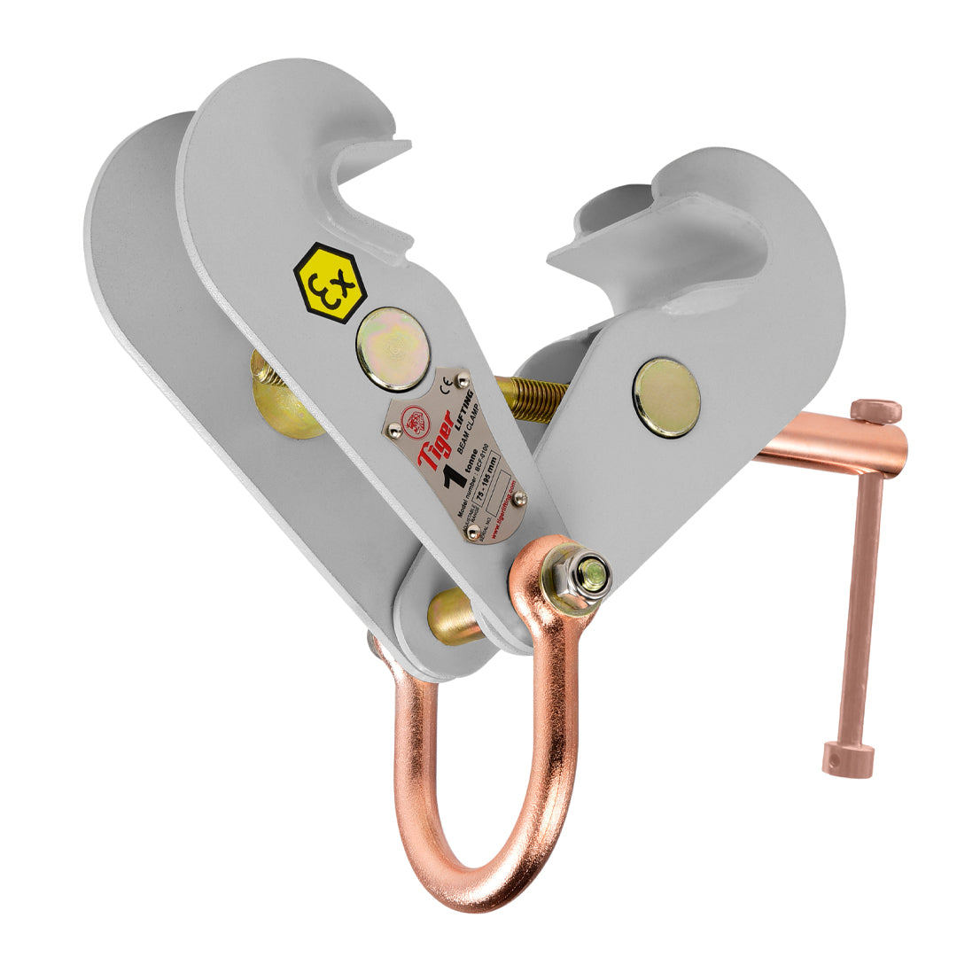 XBF Spark Resistant Fixed Jaw Beam Clamp with Shackle