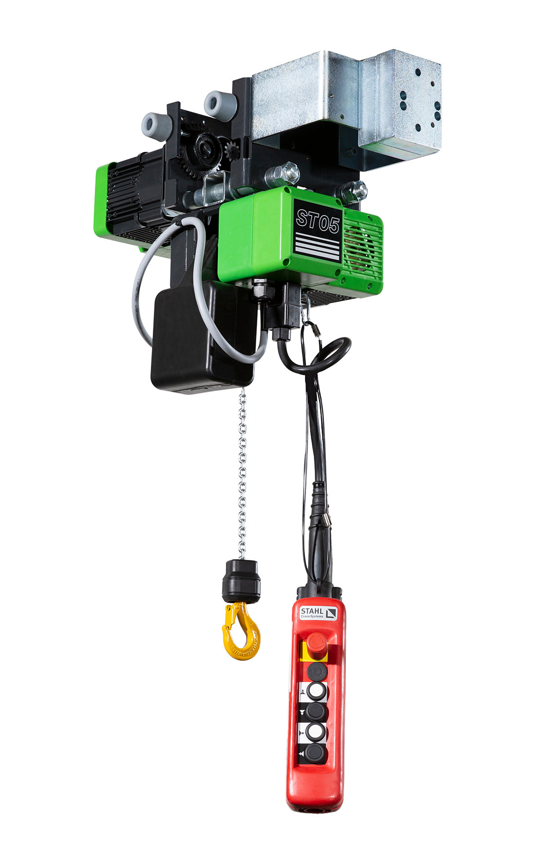 Stahl ST Electric Chain Hoist (125Kg) with integrated Electric Trolley