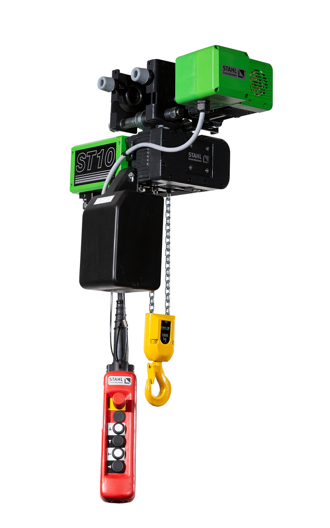 Stahl ST Electric Chain Hoist (1000Kg) with integrated Electric Trolley