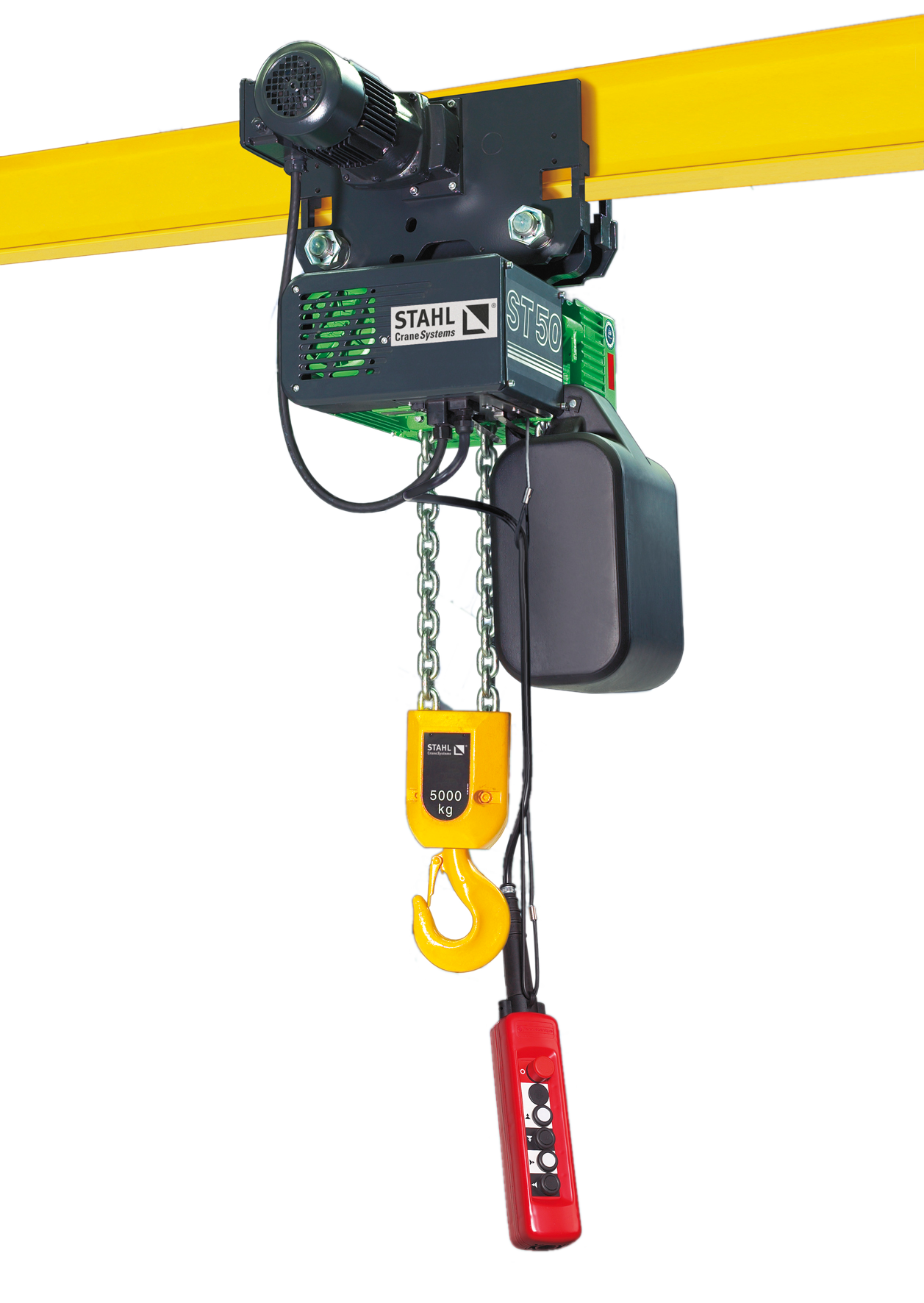 Stahl ST Electric Chain Hoist (5000Kg) with integrated Electric Trolley