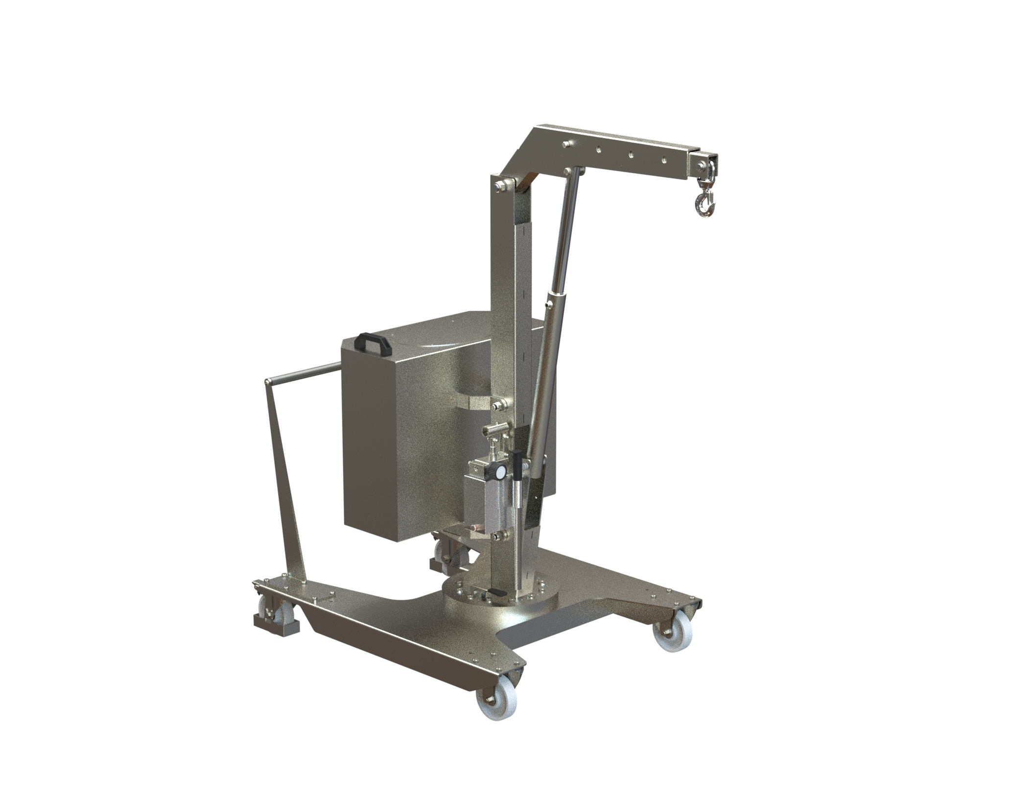 01M5AISI Stainless Steel Manual Swivel Crane 360°
