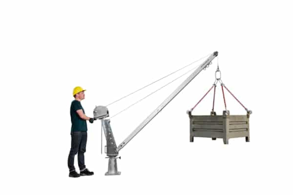 Zinc-plated Davit Crane 900kg