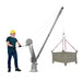 Zinc-plated Davit Crane 900kg
