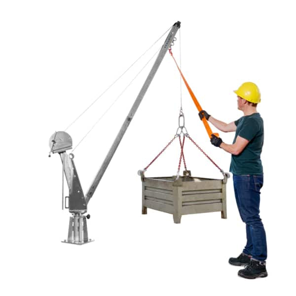 Zinc-plated Davit Crane 900kg