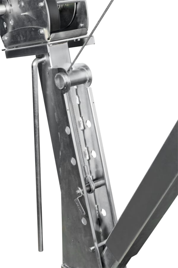 Zinc-plated Davit Crane 900kg