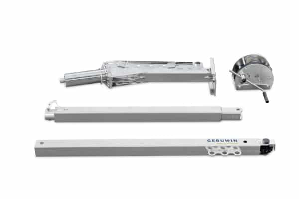 Zinc-plated Davit Crane 900kg