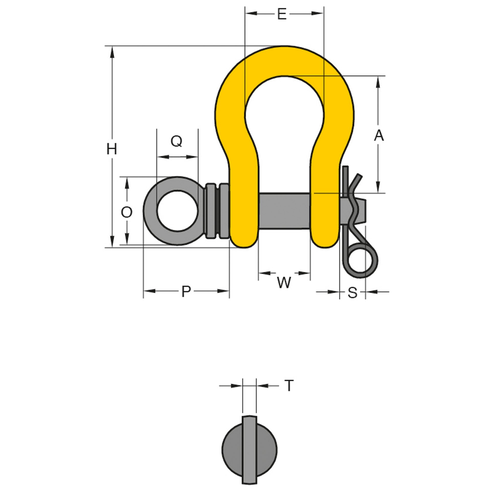 8-911 ROV Shackle