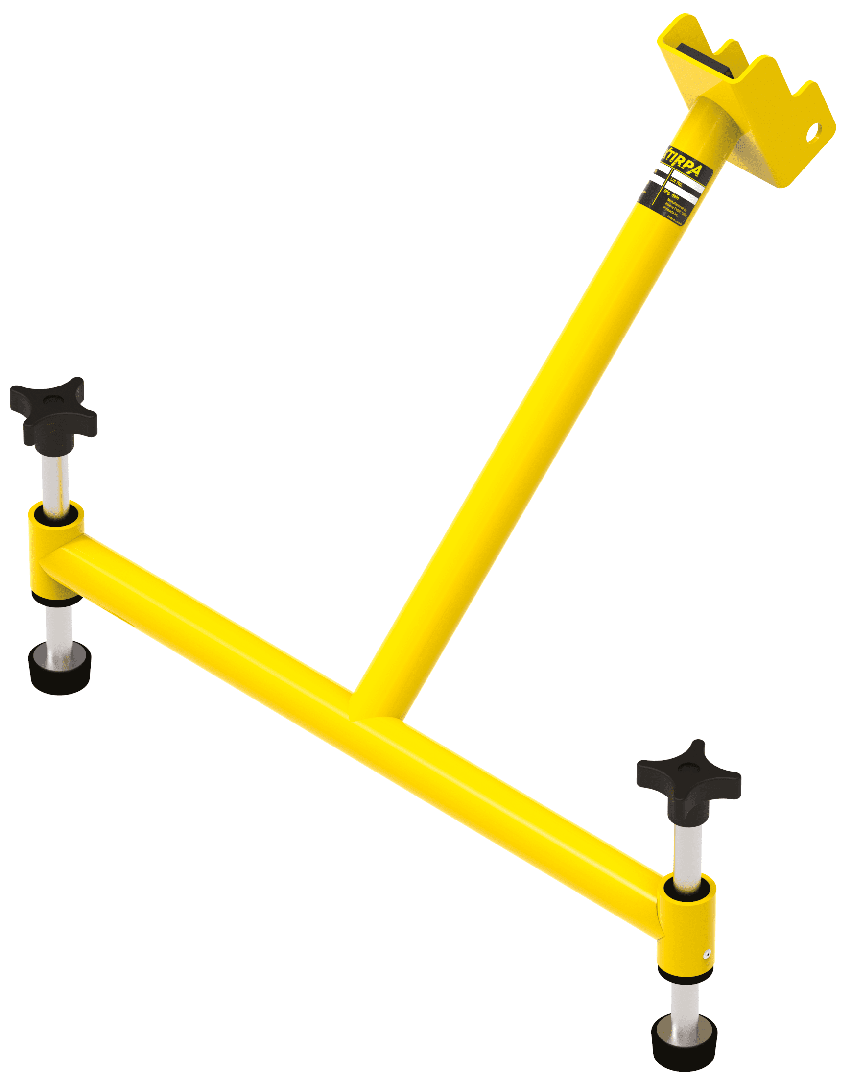 XTIRPA IN 8002 - 610mm (24") Davit Arm with Self-supporting Barricade