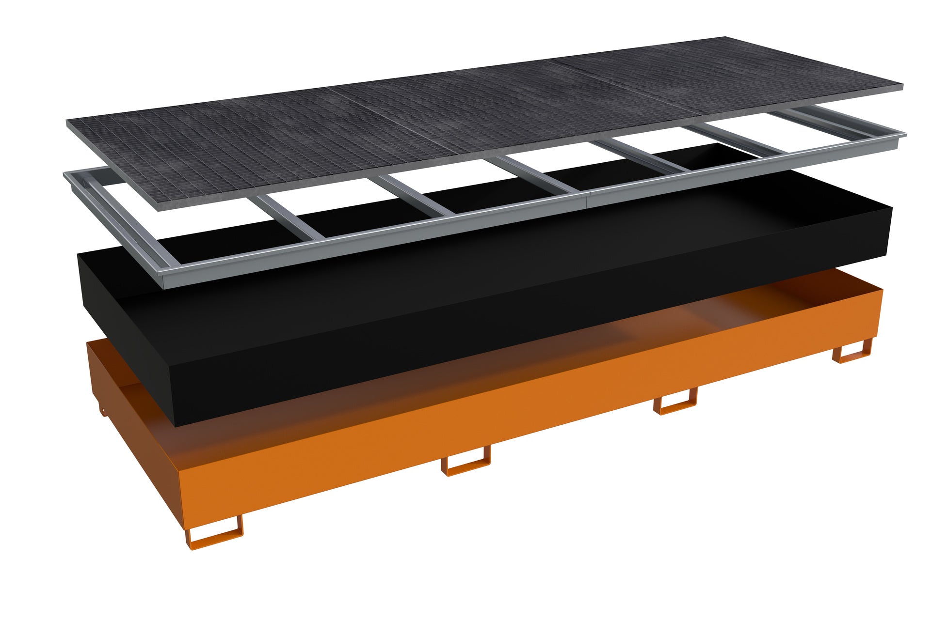 Shelf Sump with Polyethylene Inlay RW-GR 3600-3 PE