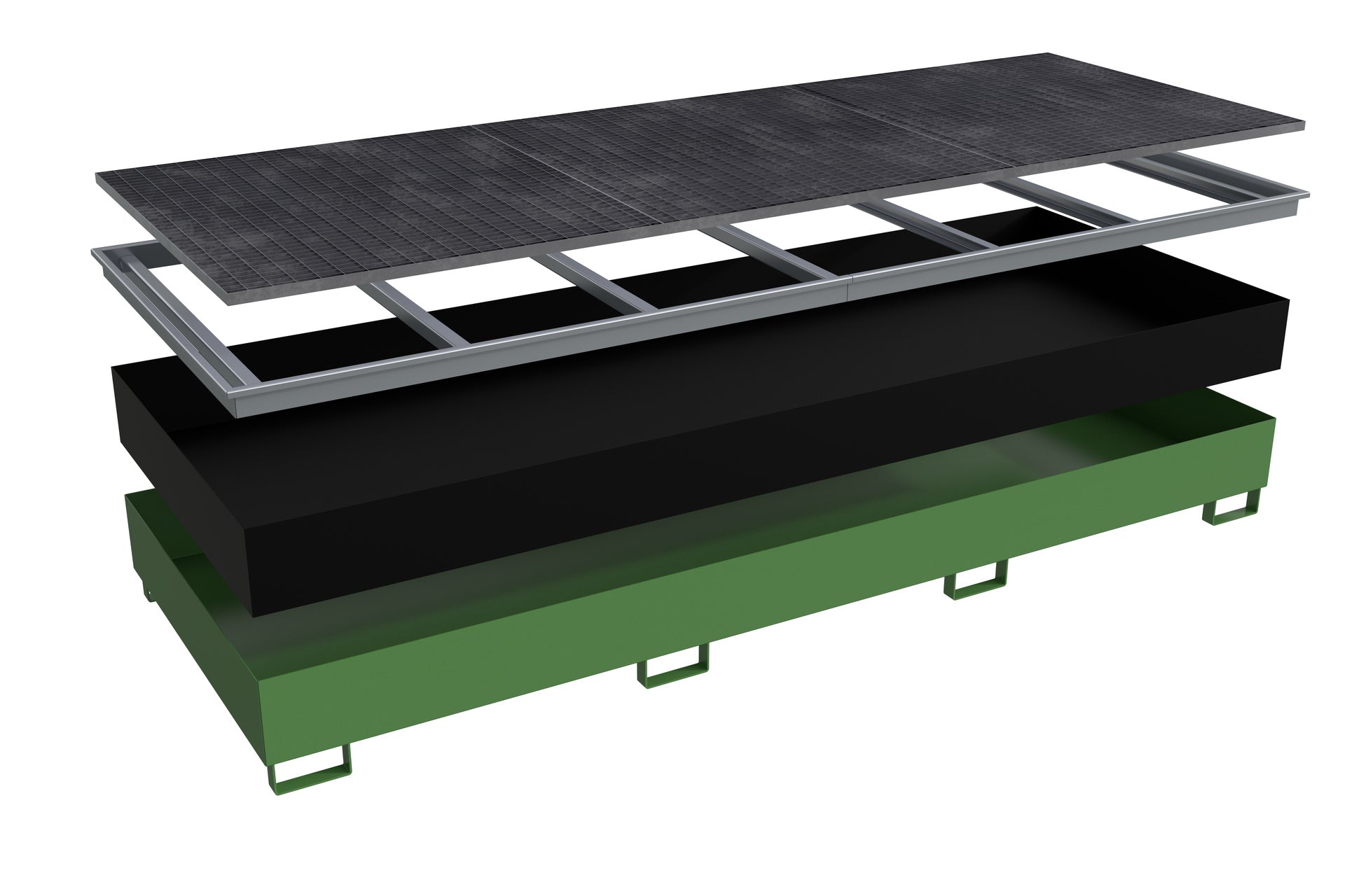 Shelf Sump with Polyethylene Inlay RW-GR 3600-3 PE