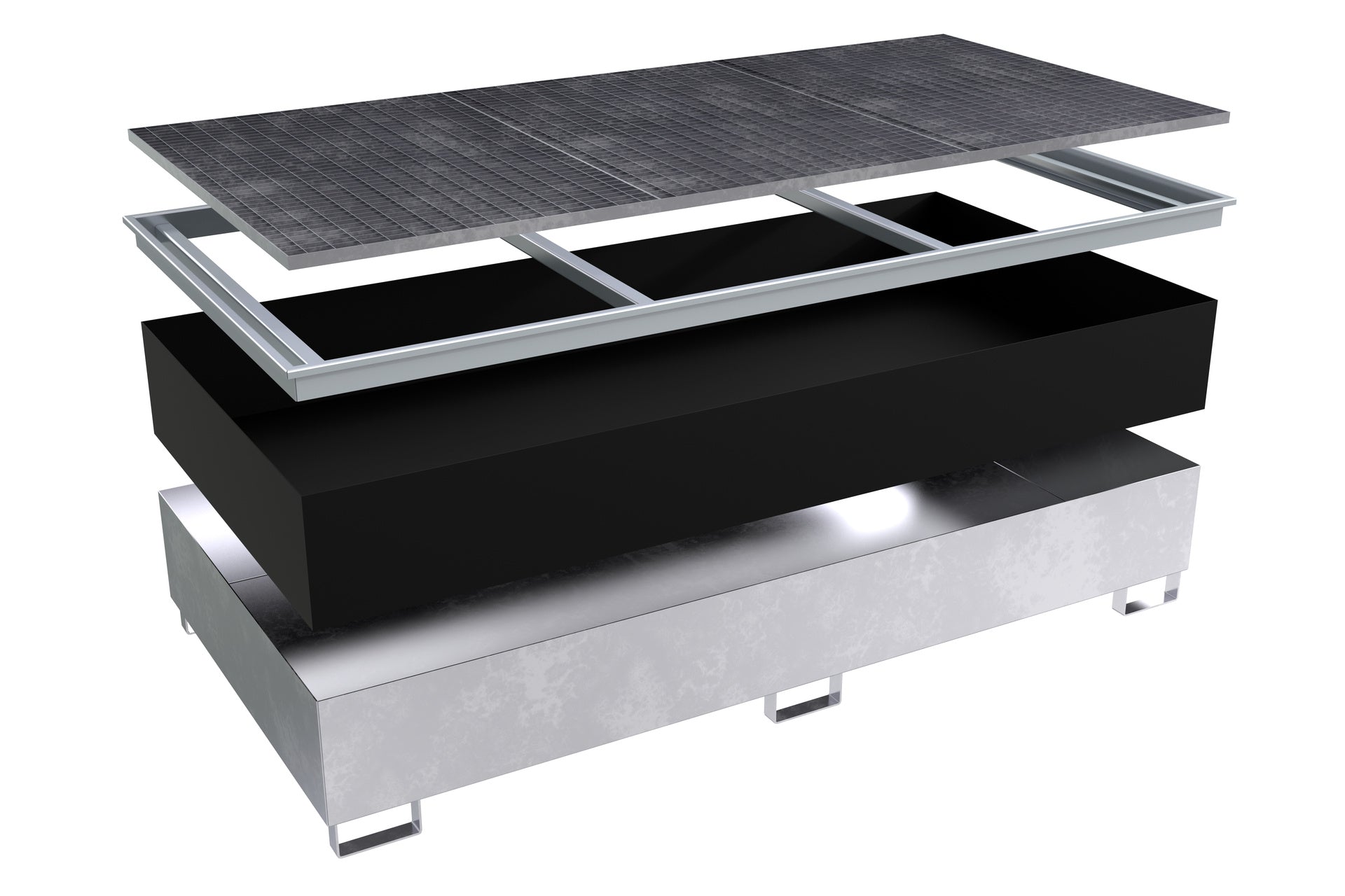 Shelf Sump with PE Inlay RW-GR 2700-3 PE