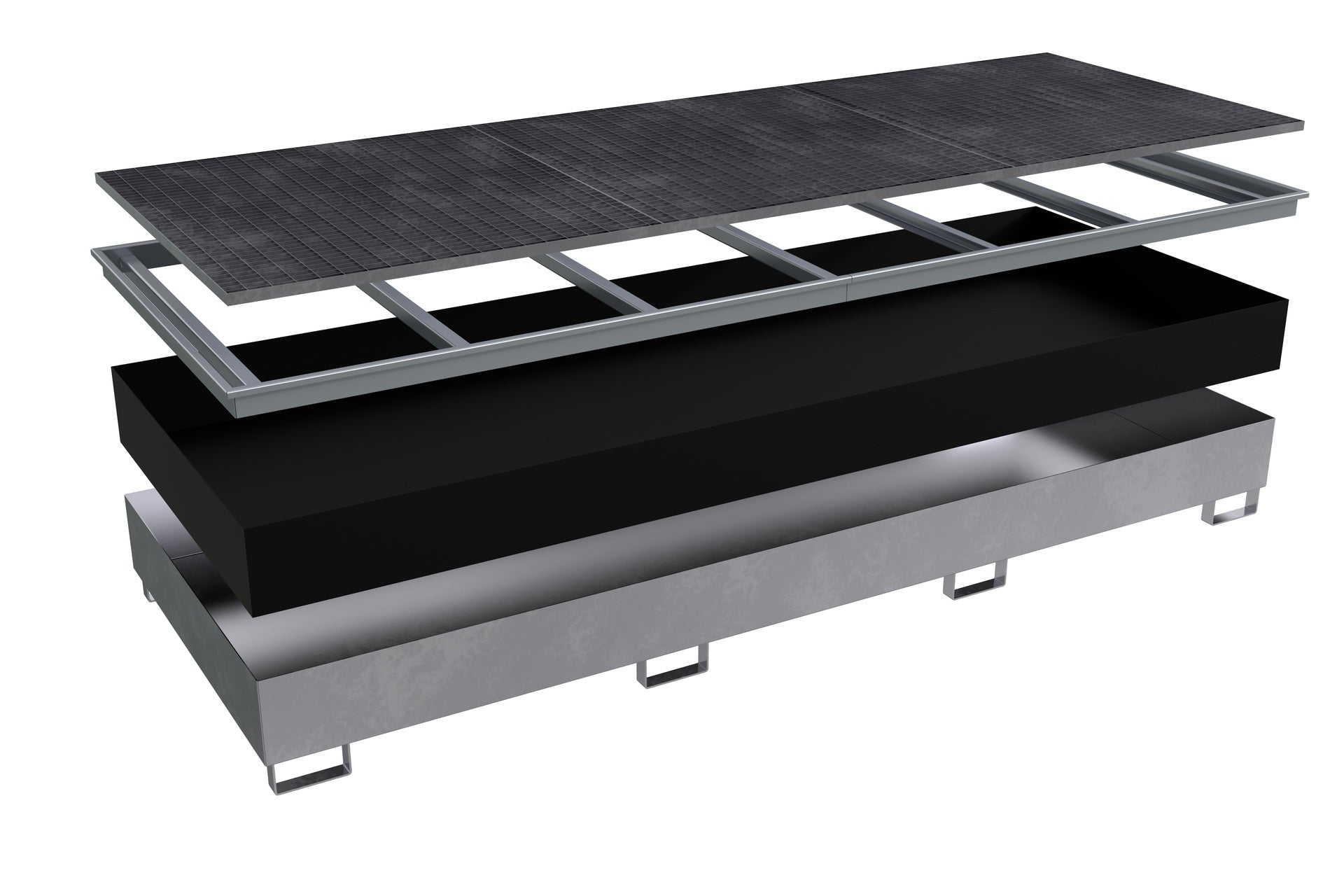 Shelf Sump with Polyethylene Inlay RW-GR 3600-3 PE