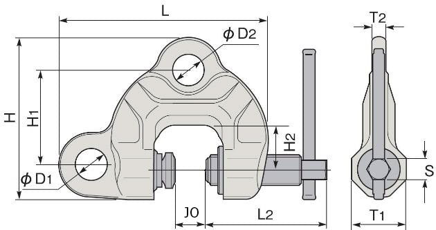 CSS Safety Screw Cam Clamp