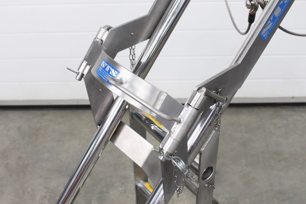 STS Gas Cylinder Trolley with Lifting Hoist