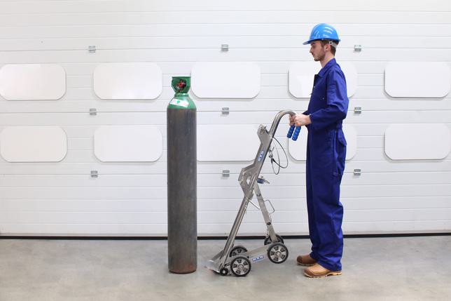 STS Gas Cylinder Trolley with Lifting Hoist