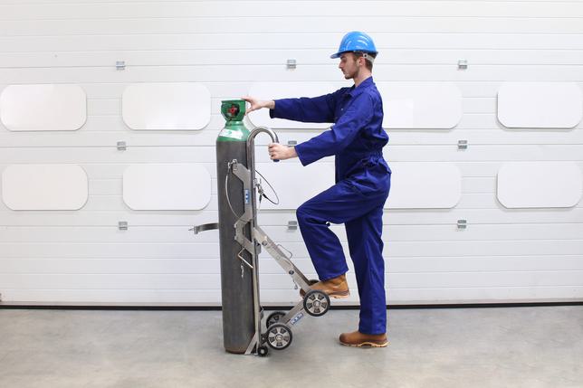 STS Gas Cylinder Trolley with Lifting Hoist