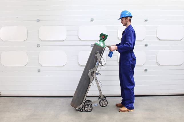 STS Gas Cylinder Trolley with Lifting Hoist
