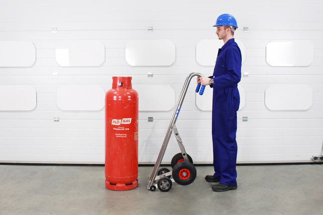 STS 47kg LPG Gas Bottle Trolley