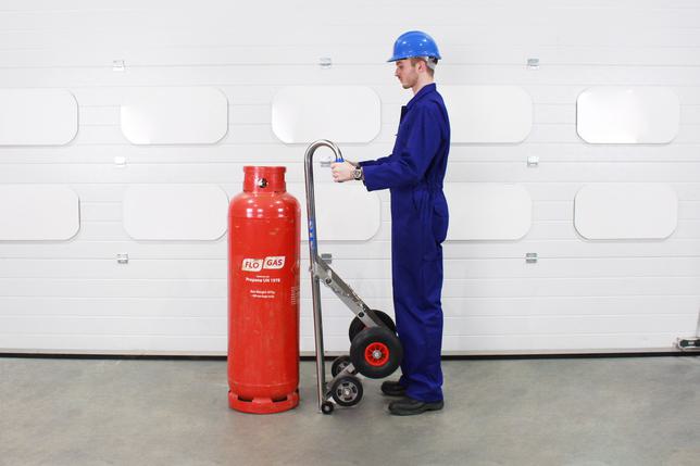STS 47kg LPG Gas Bottle Trolley