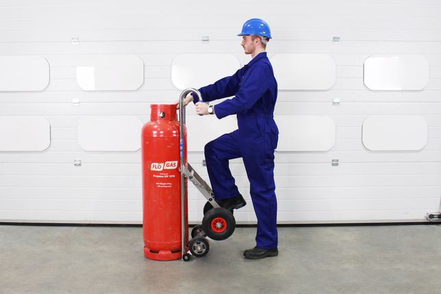 STS 47kg LPG Gas Bottle Trolley