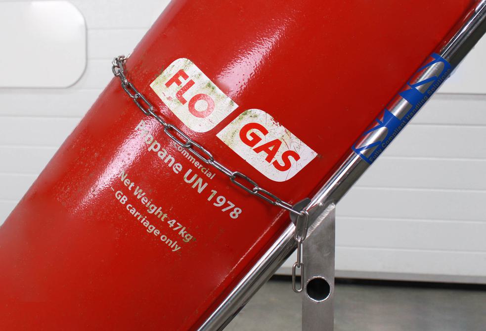 STS 47kg LPG Gas Bottle Trolley