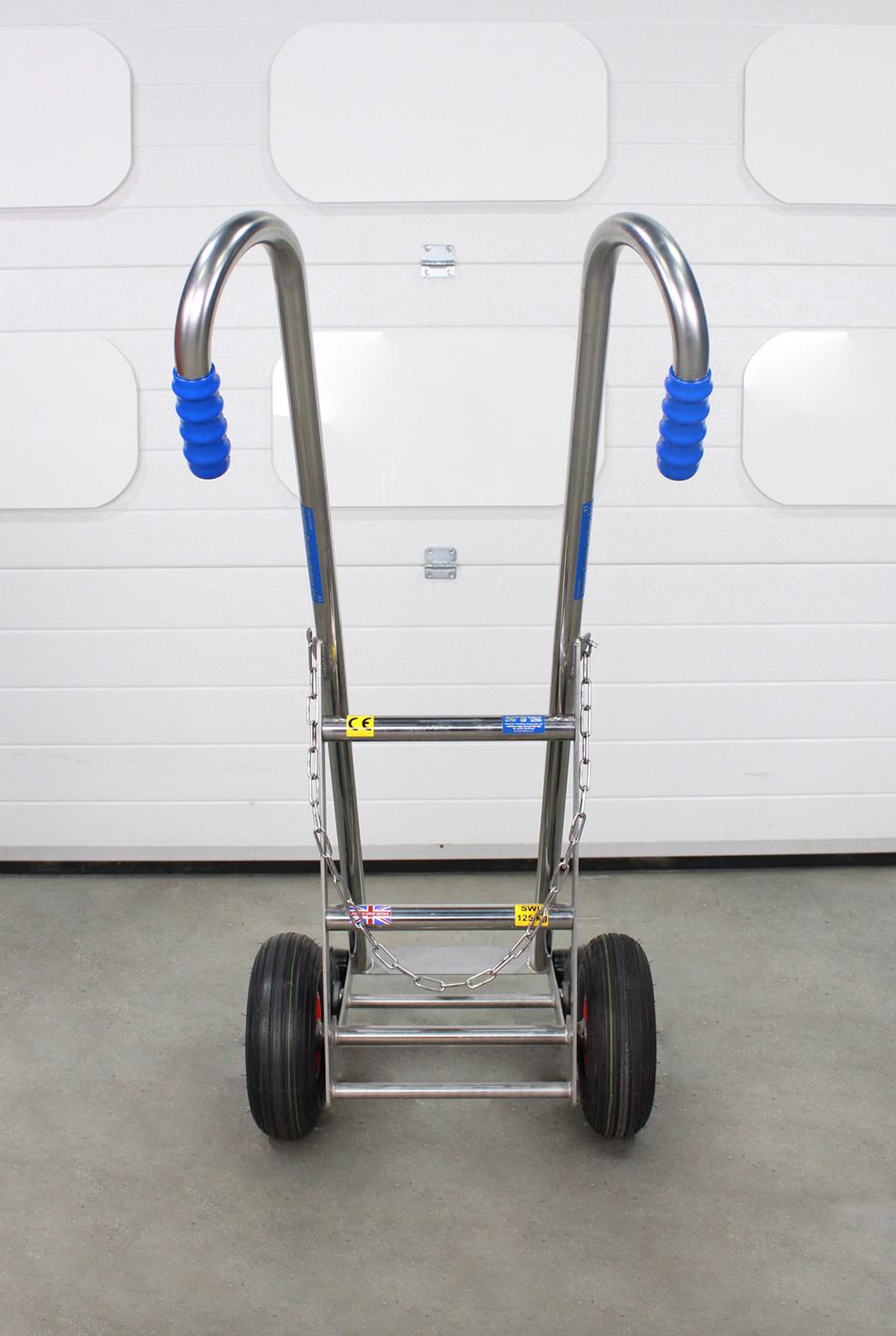 STS 47kg LPG Gas Bottle Trolley