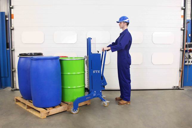 STS Corner Drum Lifting Trolley