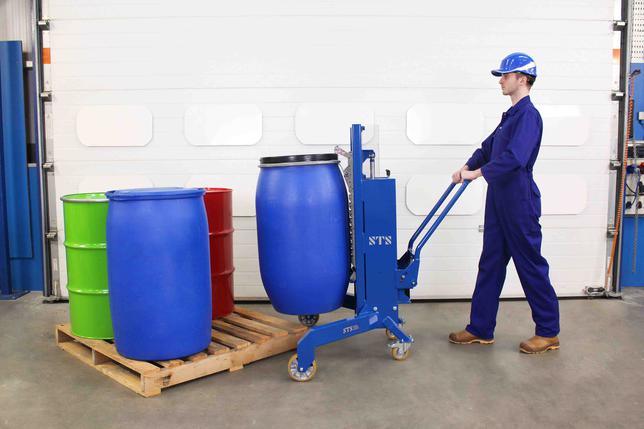 STS Corner Drum Lifting Trolley