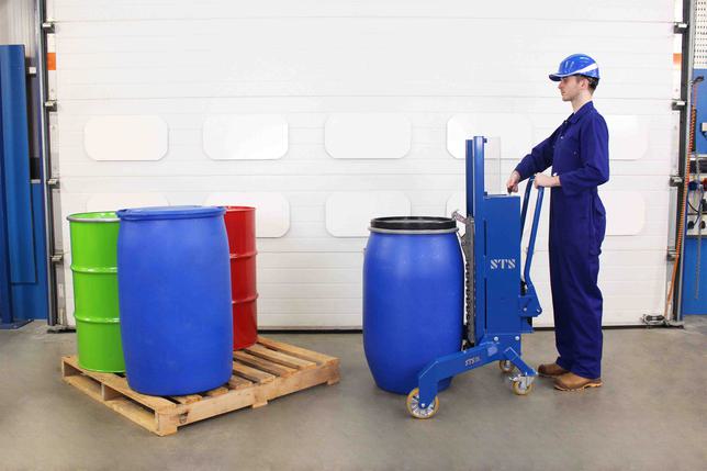 STS Corner Drum Lifting Trolley