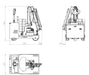 DRAWING FULL ELECTRIC SWIVEL CRANE ORBIT 200ER LIFTING CAPACITY 200 KG