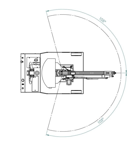 DRAWING ROTATION CRANE ORBIT 200ER