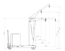DRAWING SIDE VIEW MINI CRANE GZ1000B