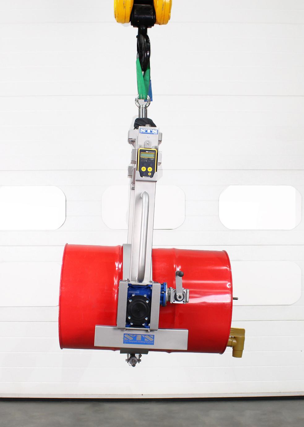 STS Overhead Drum Tipper/Rotator (Weigh Scales)