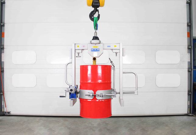 STS Overhead Drum Tipper/Rotator (Weigh Scales)