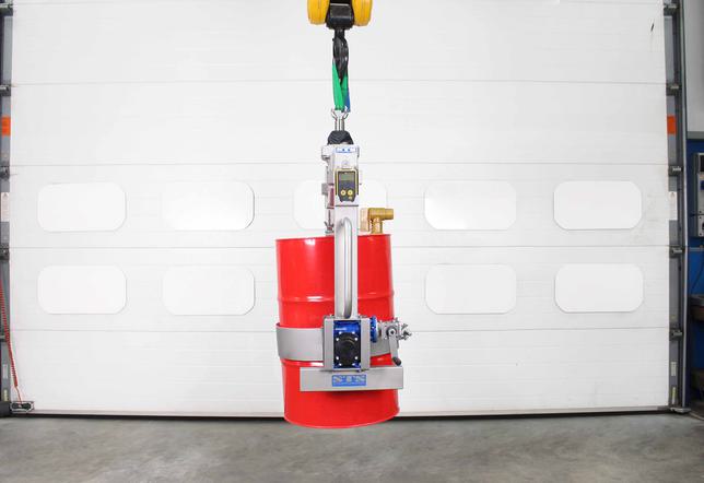 STS Overhead Drum Tipper/Rotator (Weigh Scales)